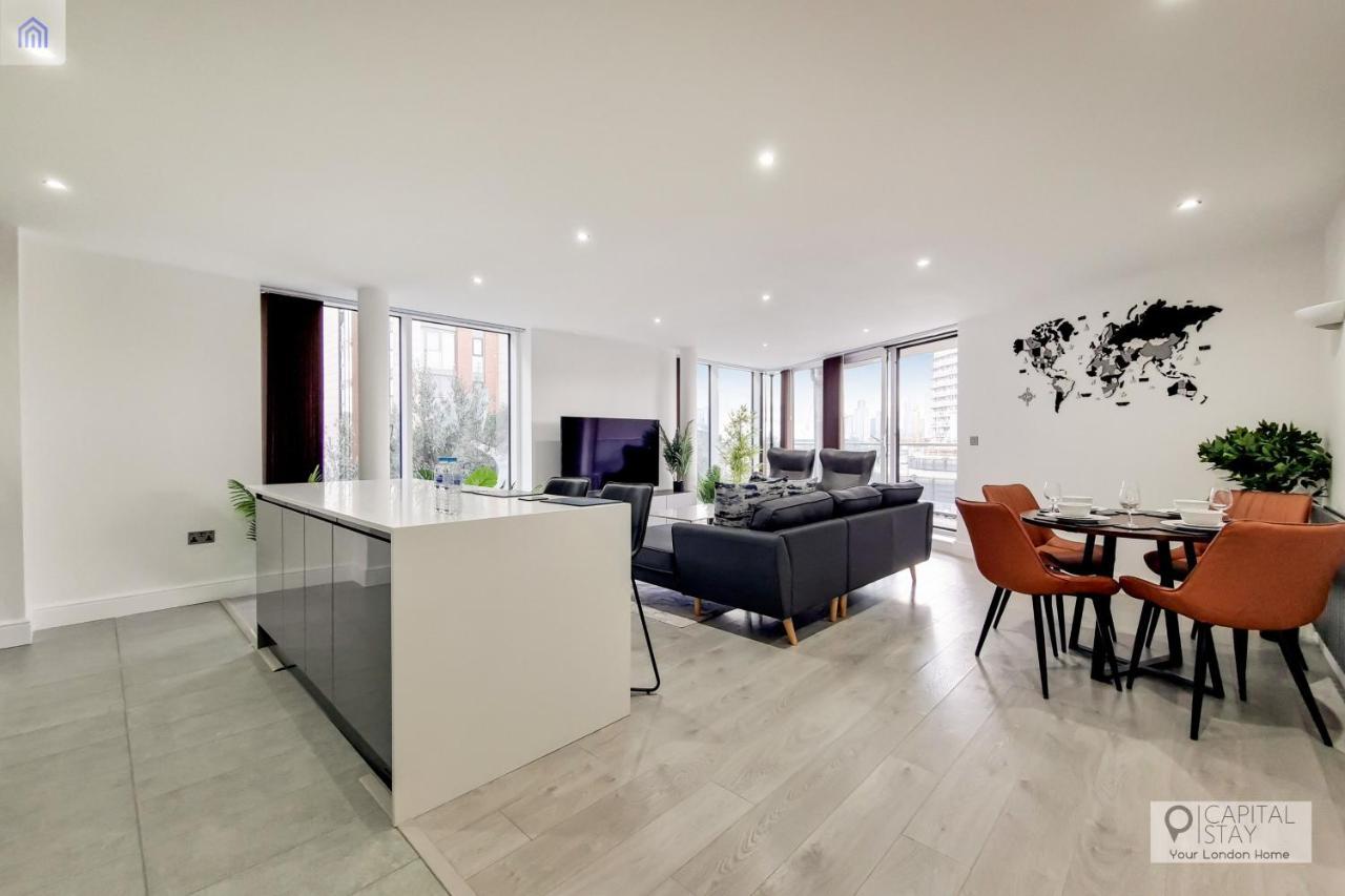 Free Parking - Stylish Three Bedroom Apartment By London Excel Exteriör bild