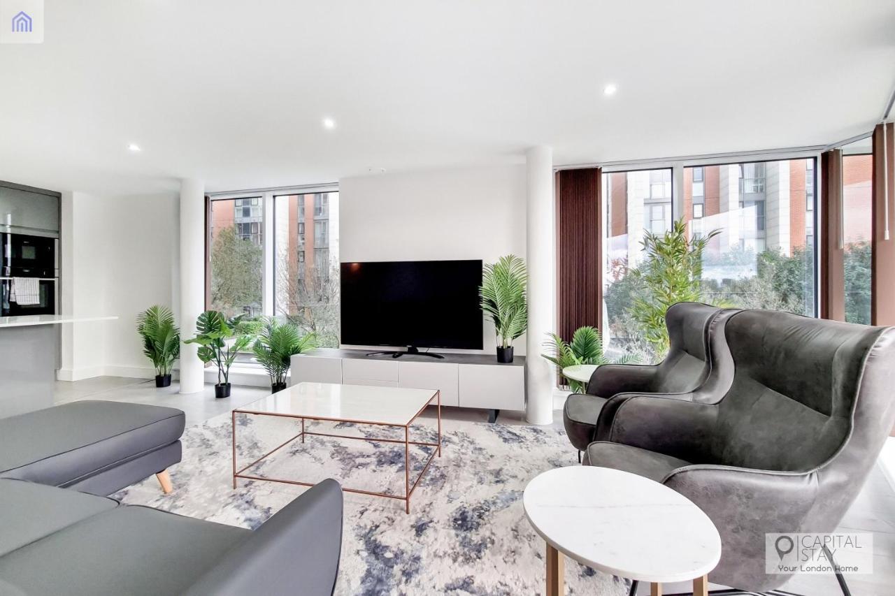 Free Parking - Stylish Three Bedroom Apartment By London Excel Exteriör bild